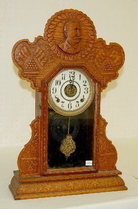 Ingraham “Admiral Dewey” Oak Mantel Clock