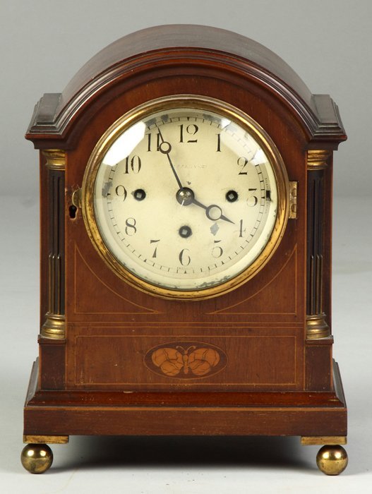 Inlaid Mahogany Bracket Clock