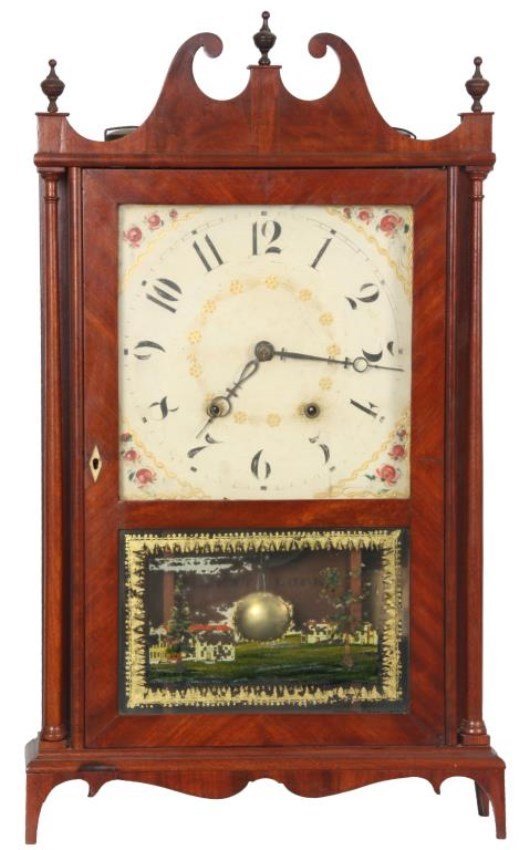 Eli Terry & Sons Pillar and Scroll Clock