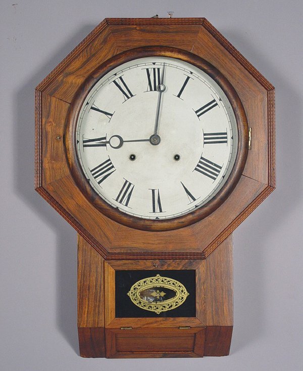 Atkins Antique Rosewood Wall Clock