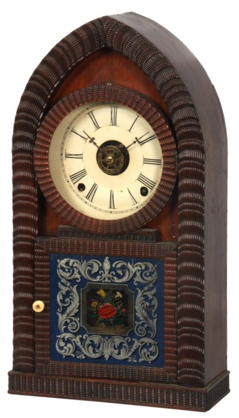 J.C. Brown Ripple Front Beehive Clock