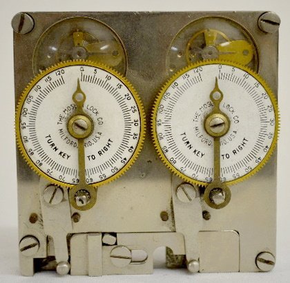 Bank Vault Timer Double Dial Clock
