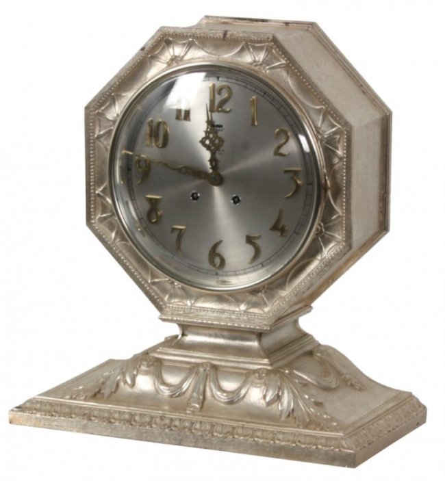 Tiffany & Co. Bronze Chelsea Mantle Clock