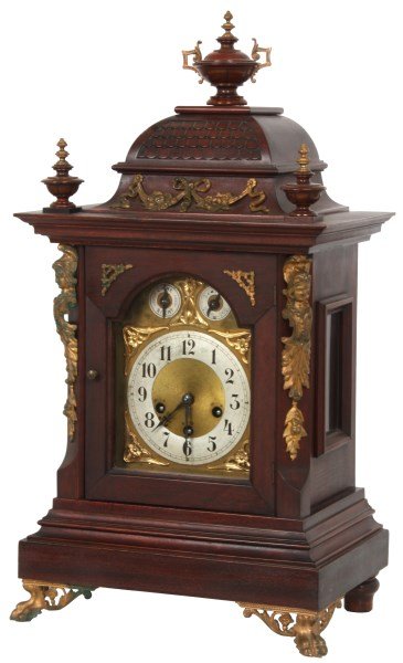 Junghans Mahogany Westminster Bracket Clock