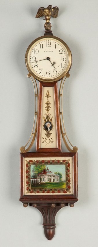 Waltham Miniature Banjo Clock