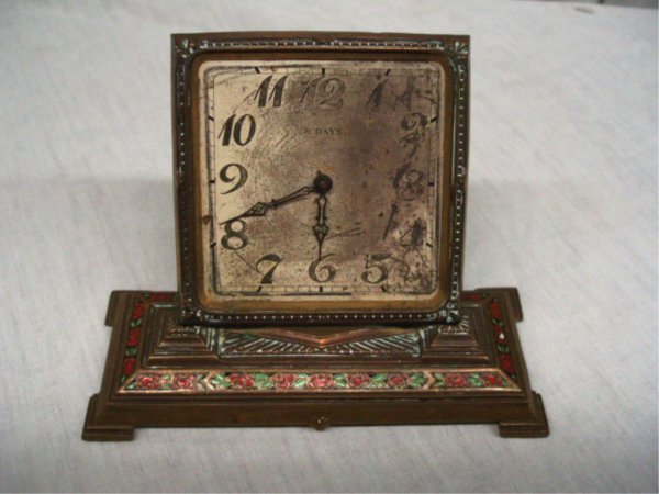 J.E. Caldwell & Co. Art Deco Desk Clock