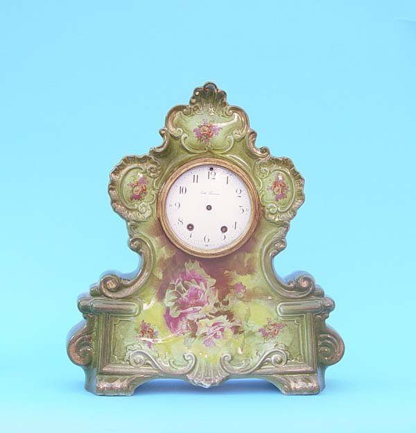 Large Seth Thomas Porcelain Clock