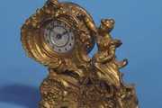 Small Gilt Novelty Mantel Clock