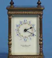 Small Brass Carriage Shelf Clock
