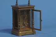 Small Brass Carriage Shelf Clock
