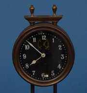 Old Unusual Gravity Powered Mantel Clock