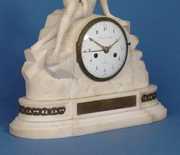 G. Jolly, Paris Early Marble Sculpture Clock