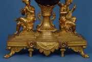 Large Ormolu & Cobalt Porcelain Table Clock