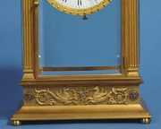 Architectural Gilt Crystal Regulator Clock