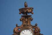 Decorative Victorian Bronzed Mantel Clock