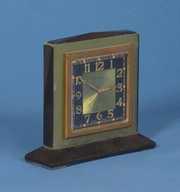 Onyx & Marble Deco Desk Clock