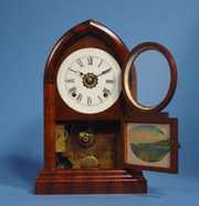 E. N. Welch Rosewood Beehive Mantel Clock