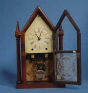 Daniel Pratt Rosewood 4 Post Steeple Clock