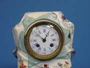 Colorful French Porcelain Mantel Clock