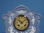 Waterbury Blue Wedgwood Mantel Clock