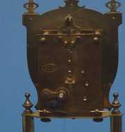 Unusual Disc Pendulum 400 Day Mantel Clock