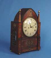 English Regency 2 Fusee Bracket Clock