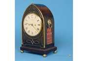 English Regency Inlaid Fusee Bracket Clock