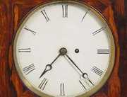 English Regency Fusee Rosewood Bracket Clock