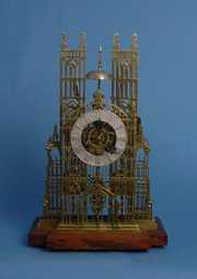 English 2 Fusee Cathedral Skeleton Clock