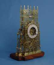 English 2 Fusee Cathedral Skeleton Clock