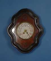 French Inlaid Picture Frame Wall Clock