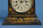 Chauncey Jerome Paper Mache Mantel Clock