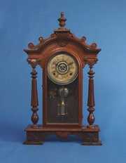 F. Kroeber Congress Walnut Parlor Clock