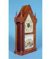 Terry & Andrews Candlestick Steeple Clock