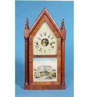 Terry & Andrews Candlestick Steeple Clock