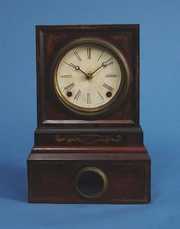 J. C. Brown Rosewood Shelf Clock