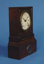 J. C. Brown Rosewood Shelf Clock