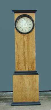 Biedermeier Diminutive Maple Tall Clock