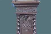 Large Early Carved Italian Grandfather Clock