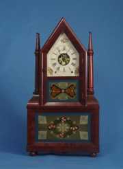 Birge & Fuller Wagon Spring Steeple Clock