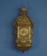 Large French Brass Wall Clock