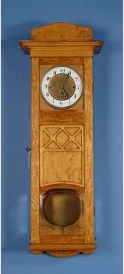 3 weight Maple Vienna Regulator Wall Clock