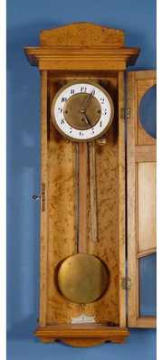 3 weight Maple Vienna Regulator Wall Clock