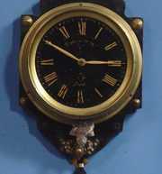 French Pull Wind Glass Dial Wall Clock