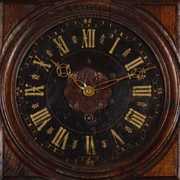 Carved Oak Wall Clock