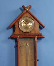 Admiral Fitzroy Stick Barometer Wall Clock