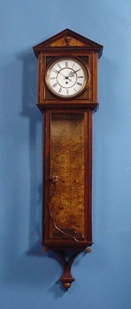 Art Nouveau Style WT Regulator Wall Clock