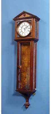 Art Nouveau Style WT Regulator Wall Clock