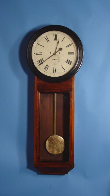 Large Atkins Rosewood Regulator Wall Clock