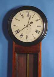 Large Atkins Rosewood Regulator Wall Clock